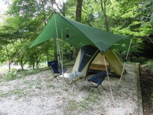 テントとタープを設営_20170819