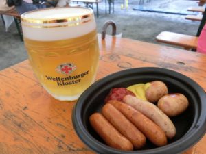 ドイツビールとウィンナーで乾杯_20170916