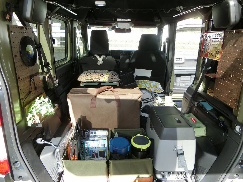 N Van車中泊の快適化に Ogawaカーサイドシェルター購入 キャンピングカーで愉しむ 車中泊キャンプと旅紀行