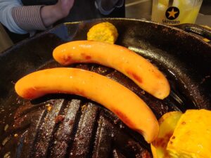 平塚ジンギスカンすすきの店のソーセージ