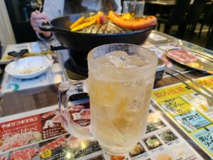 平塚ジンギスカンすすきの店でレモンサワー