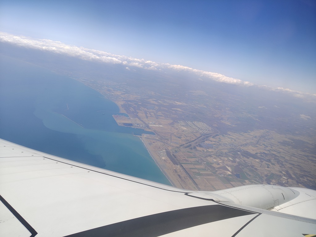 飛行機で北海道へ