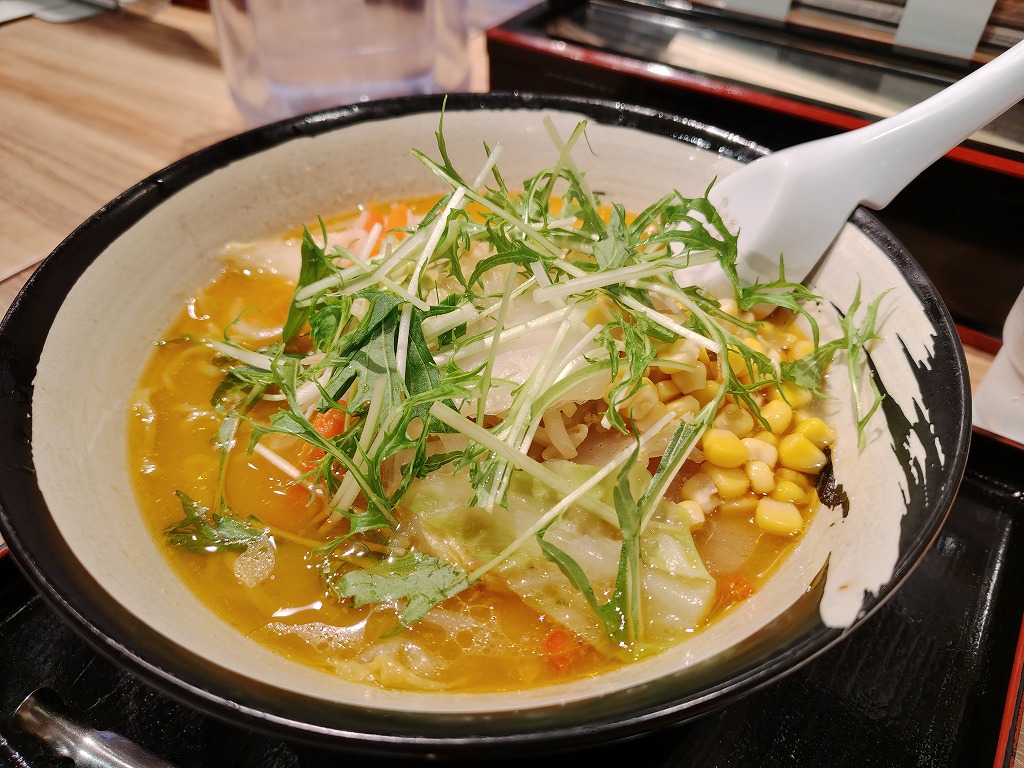 雪あかりの「野菜ラーメン味噌」